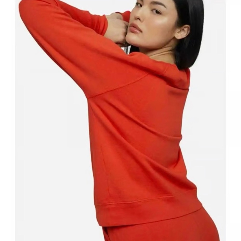 MATE the Label organic Terry Red Sweatshirt size L
